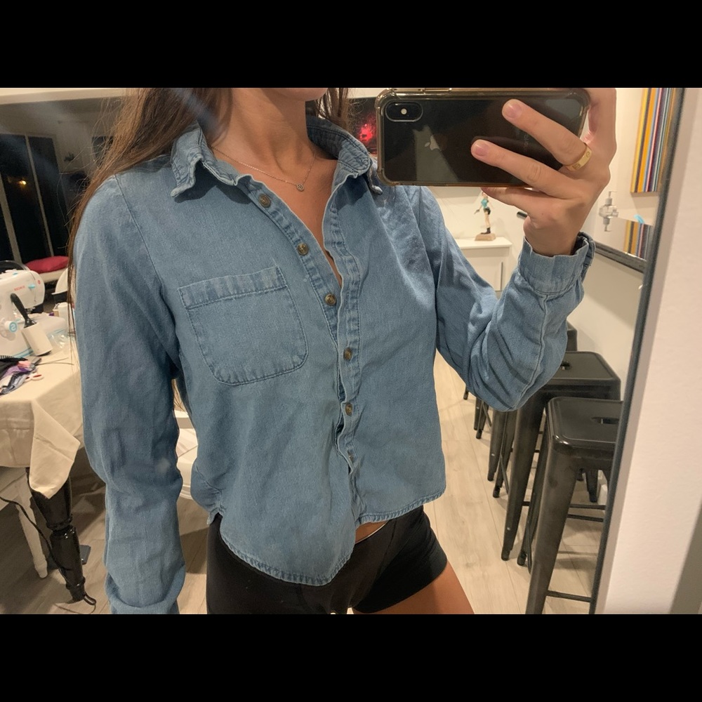 Brandy Melville blue blouse